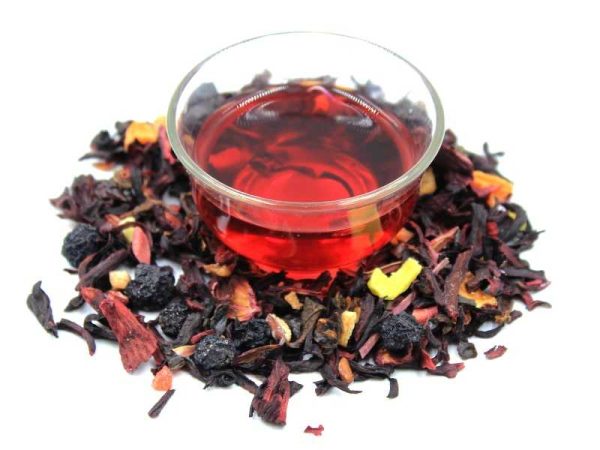 Tisane Fruit Malicieux N°600 avec infusion visible