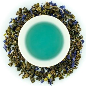 Thé Oolong Tieguanyin Turquoise N°206 vue de haut