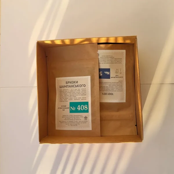 Échantillons de différents thés dans la Discovery Box